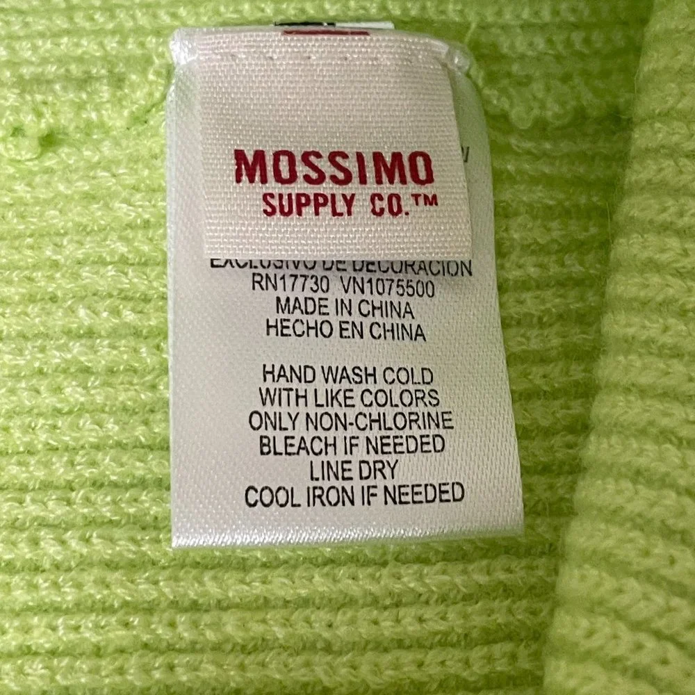 Mossimo Lime-Green Zing Beanie